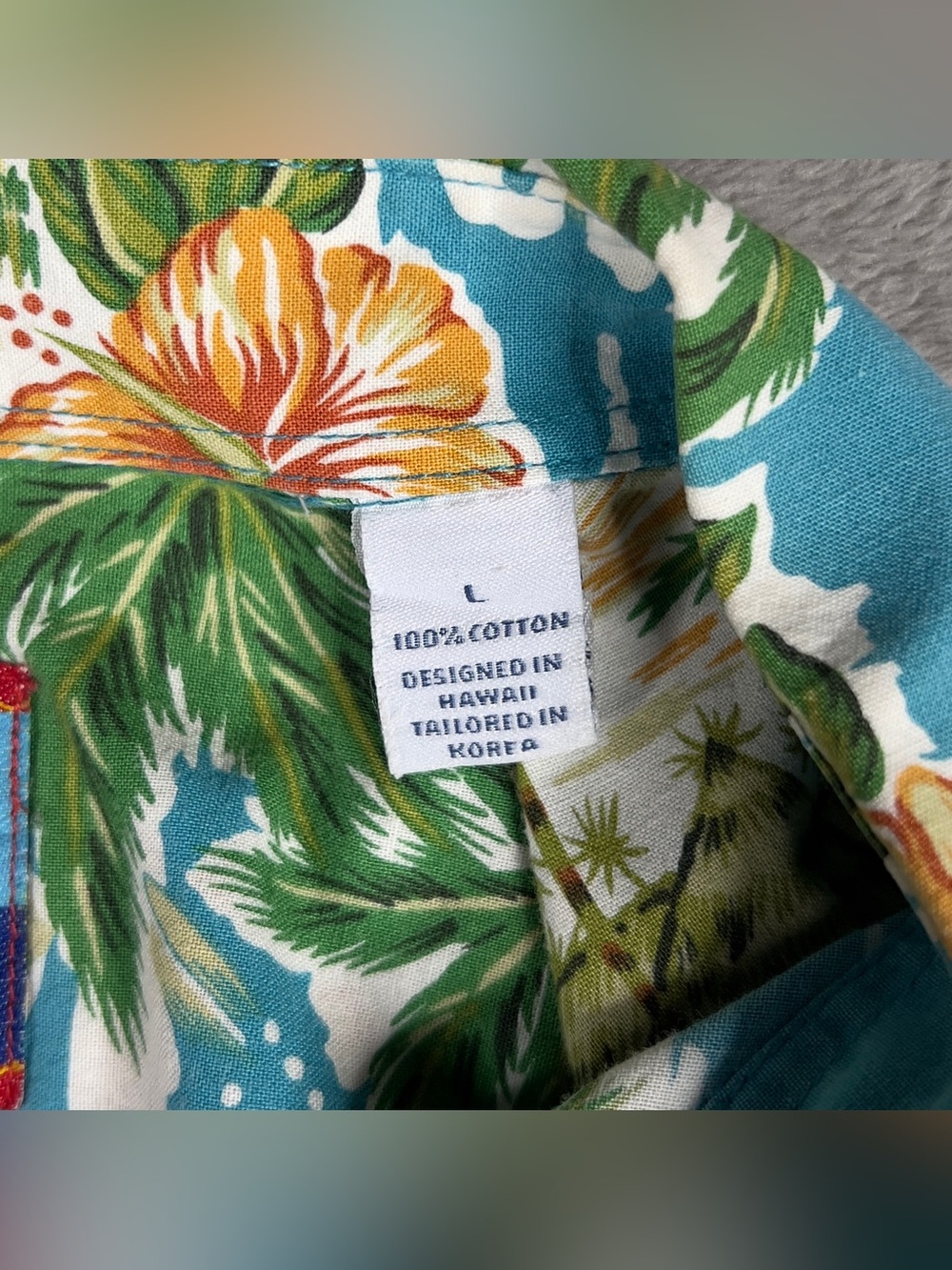 Joe Kealoha By Reyn Spooner Hawaiian Shirt Men's Large Tropical Floral Vacation - Picture 5 of 11